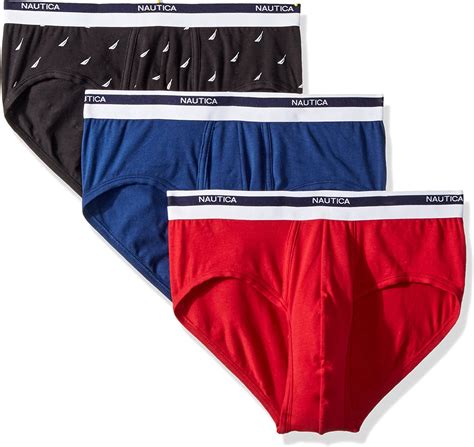 Nautica mens briefs - The history of electronics began in the late 19th and early 20th centuries with technological improvements within the telegraph, radio and phone industries, although the term electronics did not begin to be used until the 1940s.